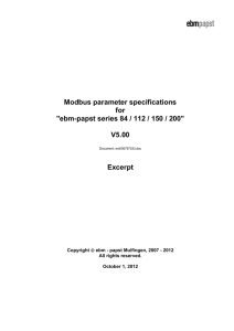 MODBUS parameter specification V5.00 - ebm