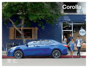Corolla - Toyota Certified Used Vehicles