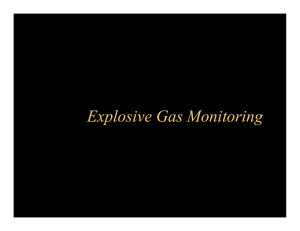 Explosive Gas Monitoring
