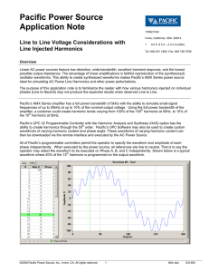 Pacific Power Source Application Note Line to Line Voltage