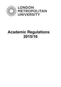 Academic Regulations 2015/16 - Student Zone