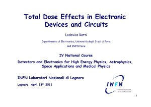 Total Dose Effects in Electronic Devices and Circuits