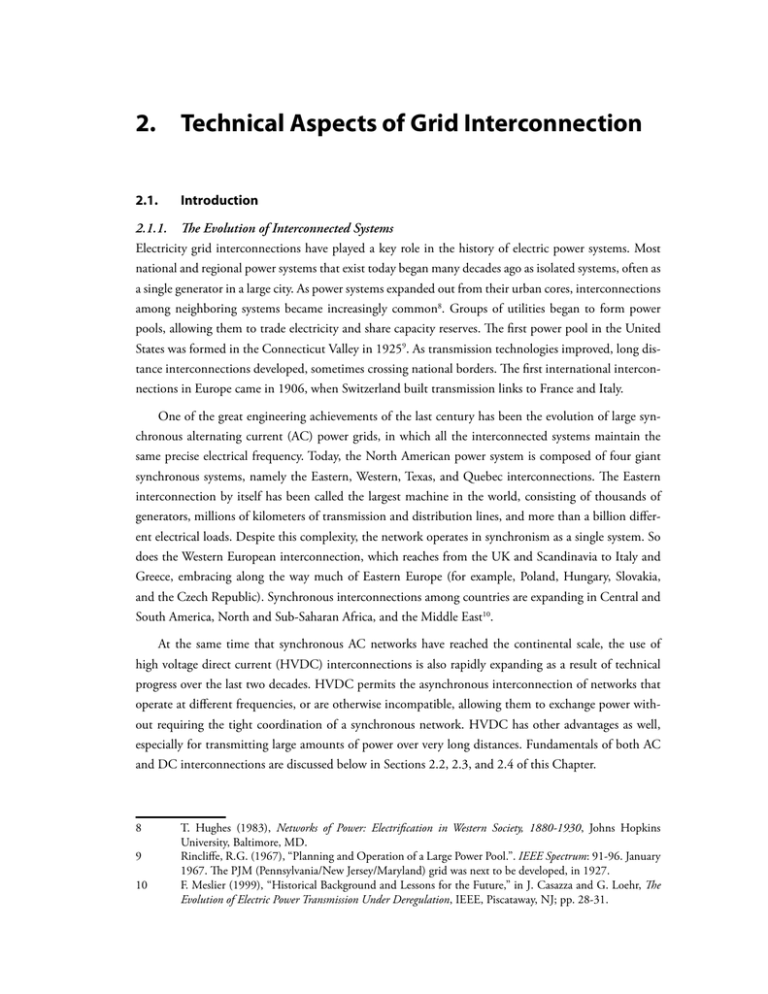 2. Technical Aspects Of Grid Interconnection