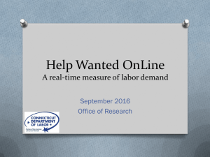 Help Wanted Online A real-time measure of labor demand
