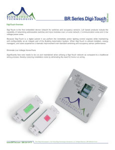 BR Series Digi-Touch - Blue Ridge Technologies