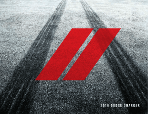 2016 Dodge Charger Brochure