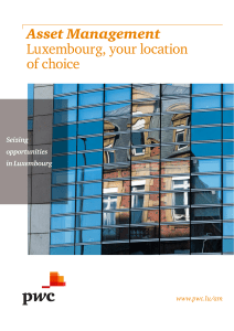 Asset Management: Luxembourg, your location of choice