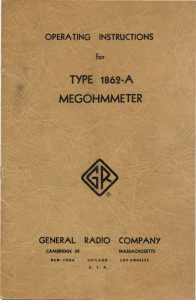 meg ohmmeter