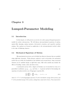 Lumped-Parameter Modeling