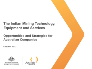 The Indian Mining Technology, Equipment and Services