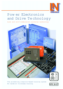 Pow er Electronics and Drive Technology