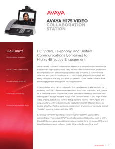 Avaya H175 Video Collaboration Station