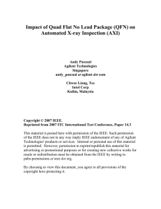 Impact of Quad Flat No Lead Package (QFN) on Automated X