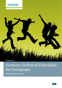 Siemens Technical Education for Europeans