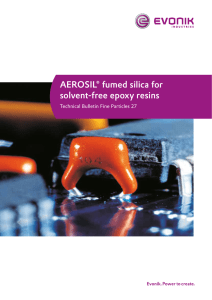 AEROSIL® fumed silica for solvent