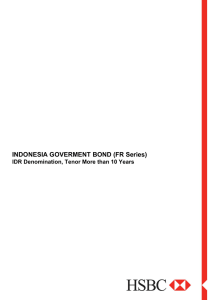 INDONESIA GOVERMENT BOND (FR Series)