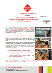 PR Leader Price opens its 1001st store and