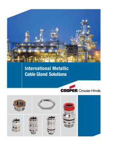 International Metallic Cable Gland Solutions Brochure:Layout 1.qxd