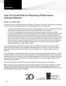 Use of Funnel Plots for Reporting Performance