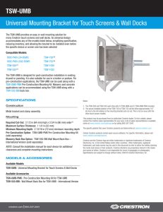 Product Specifications: TSW-UMB