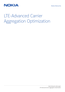 LTE-Advanced Carrier Aggregation Optimization - Alcatel