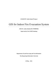 GIS for Indoor Fire Evacuation System