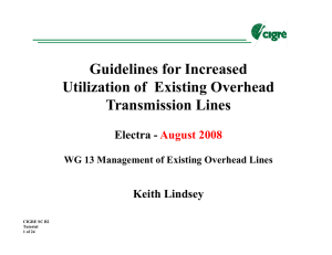 Guidelines for Increased Utilization of Existing Overhead