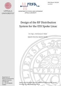 Design of the RF Distribution System for the ESS Spoke Linac