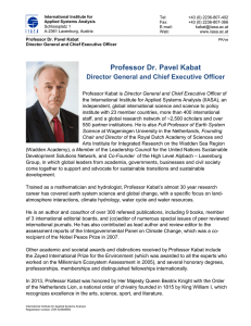 Professor Dr. Pavel Kabat