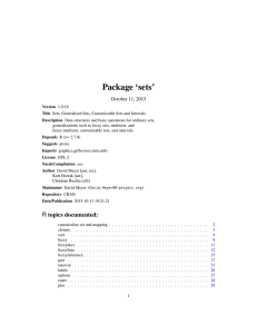 Package `sets`