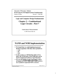 Logic and Computer Design Fundamentals