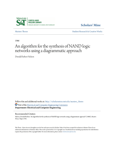 An algorithm for the synthesis of NAND logic