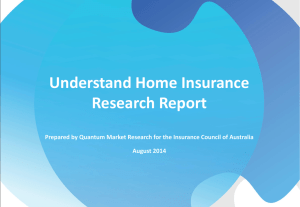 Understand Home Insurance Research Report