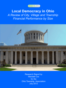 Local Democracy in Ohio - Ohio Township Association