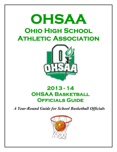 2013-14 Basketball Officials Manual