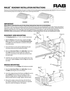 rwled roadway installation instructions