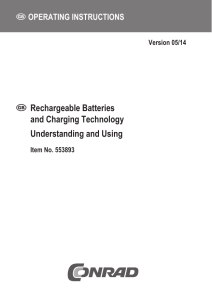 ( Rechargeable Batteries and Charging Technology Understanding