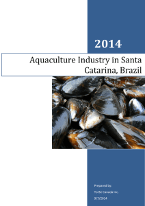 Aquaculture Industry in Santa Catarina, Brazil