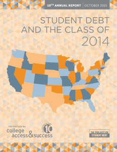 Student Debt and the Class of 2014