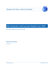 Who Graduates with Excessive Student Loan