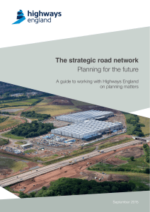 Planning for the future: guide to working with Highways