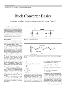 Buck Converter Basics