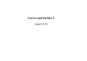 Curves and Surface I