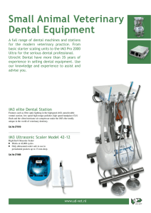 Small Animal Veterinary Dental Equipment - UD-Vet