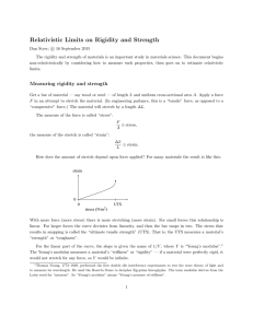 Relativistic Limits on Rigidity and Strength