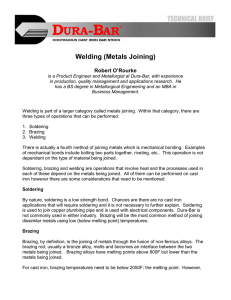Welding (Metals Joining)