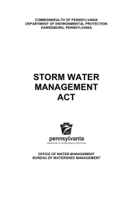 Storm Water Management Act