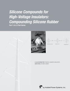 Silicone Compounds for High-Voltage Insulators