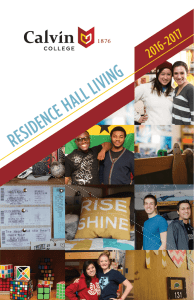 Residence Hall Living Booklet