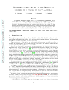 arXiv:math/0410017v1 [math.RT] 1 Oct 2004